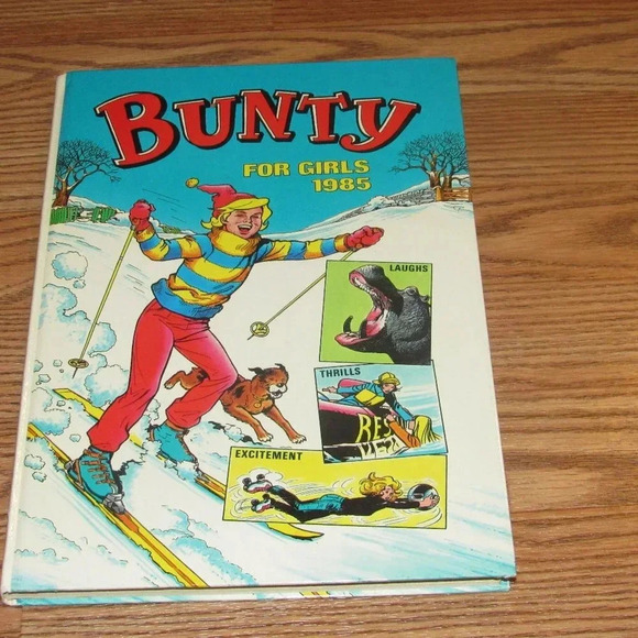 Vintage BUNTY FOR GIRLS 1985 Hardcover Comic Book - Picture 1 of 4
